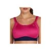 BROOKS Women's Fiona Run Bra (Bloom/Navy) -Brooks 517FnimTCYL.SS700