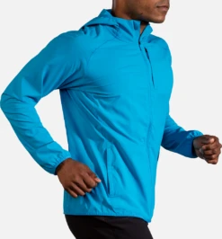 BROOKS Men’s Canopy Jacket (492 - Electric Blue) -Brooks 565AA7BA FD88 45AF B05D 32E29D9F151C