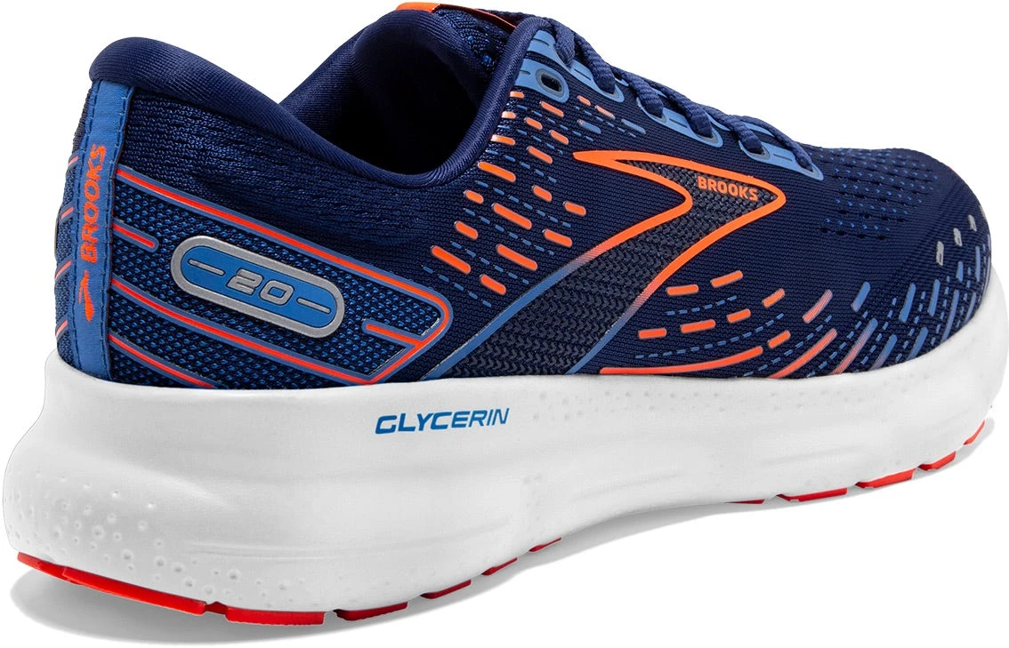 BROOKS Men’s Glycerin 20 (444 - Blue Depths/Palace Blue/Orange) 5 BROOKS Men’s Glycerin 20 (444 - Blue Depths/Palace Blue/Orange) - Image 3
