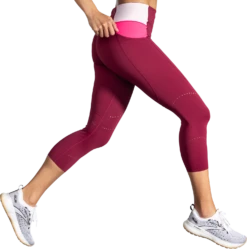 BROOKS Women's Method 3/4 Tight (633 - Razzmatazz/Quartz/Hyper Pink) -Brooks 5B80F6E6 15AC 4386 B240 AEF867F583D9