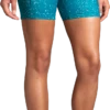 BROOKS Women's Method 5" Short Tight (486 - Lagoon Speckle Print/Lagoon)