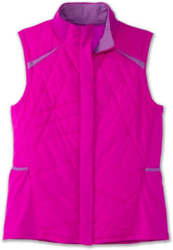 BROOKS Women’s Shield Hybrid Vest (633 - Magenta/Heliotrope)
