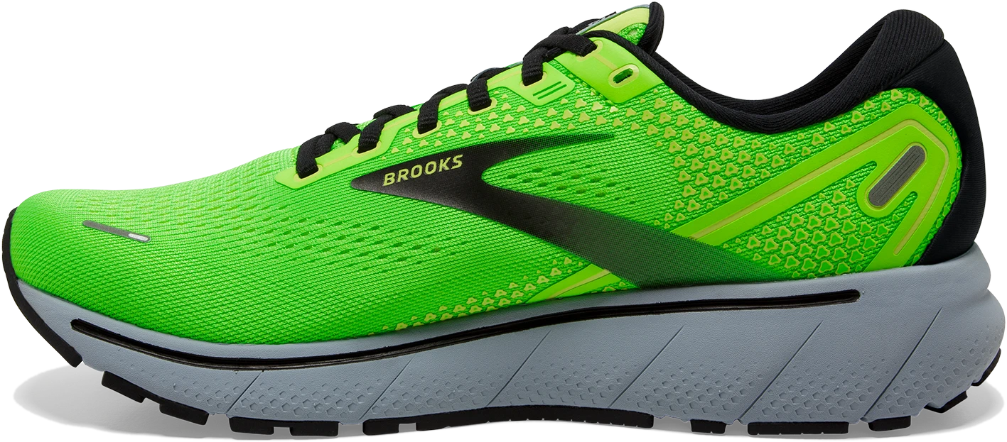 BROOKS Men's Ghost 14 (310 - Green Gecko/Blue/Black) 4 BROOKS Men's Ghost 14 (310 - Green Gecko/Blue/Black) - Image 2