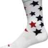 Tempo Knit Crew Sock (108 - Red & Blue Star/Brooks Run USA) -Brooks 742372 108 lf Tempo Knit In Crew