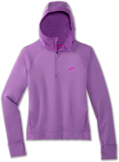 BROOKS Women’s Notch Thermal Hoodie (562 - Heliotrope)