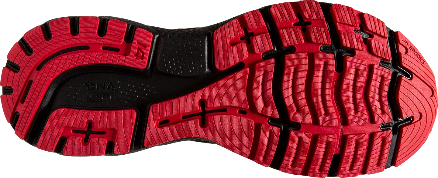 BROOKS Men's Ghost 14 GTX (004 - Black/Blackened Pearl/High Risk Red) 8 BROOKS Men's Ghost 14 GTX (004 - Black/Blackened Pearl/High Risk Red) - Image 6