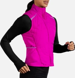 BROOKS Women’s Shield Hybrid Vest (633 - Magenta/Heliotrope) -Brooks 771B64F0 F34B 4A00 9CD7 AB207D6B385E