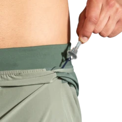 BROOKS Men's Sherpa 7" 2-in-1 Short (315 - Pebble/Dark Pebble) -Brooks 7D802F87 4731 4185 BC45 9E776FCB3CAB