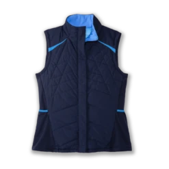 BROOKS Women’s Shield Hybrid Vest (491 - Navy/Blue Bolt)