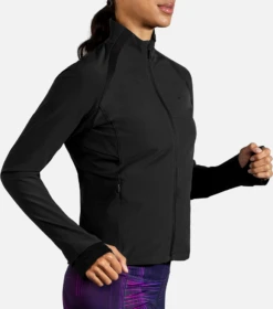 BROOKS Women’s Fusion Hybrid Jacket (001 - Black) -Brooks 8C8A360A 5640 41CE 9A23 D1463803AC09