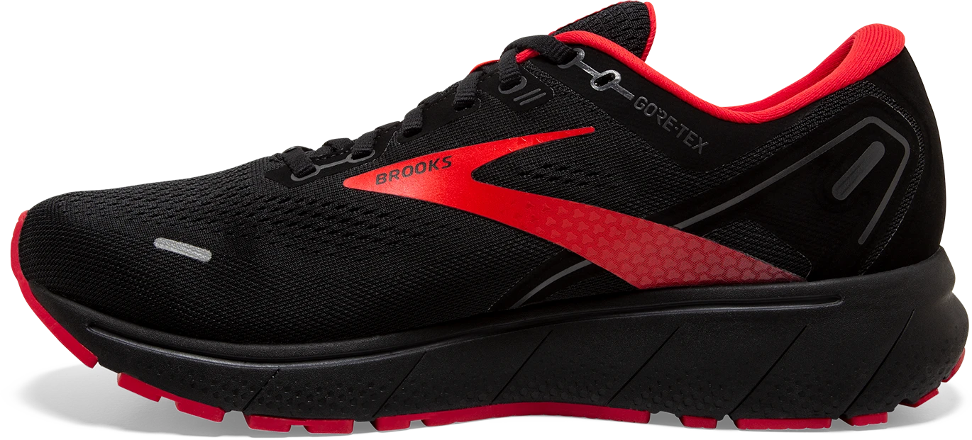 BROOKS Men's Ghost 14 GTX (004 - Black/Blackened Pearl/High Risk Red) 4 BROOKS Men's Ghost 14 GTX (004 - Black/Blackened Pearl/High Risk Red) - Image 2