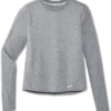 BROOKS Women’s Distance Long Sleeve (080 - Heather Ash) -Brooks 91C369CC 3828 4040 8545 83FE0964D306