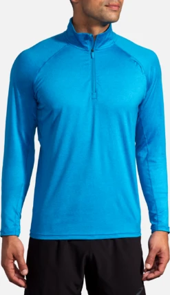 BROOKS Men's Dash 1/2 Zip (405 - Electric Blue) -Brooks A37BE4DC 834D 4A6C B3D6 4401F6F238A9