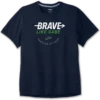 BROOKS Men’s Brave Like Gabe Distance Graphic Tee (451 - Navy) -Brooks A9A42F39 3903 40B8 91BB 5AF84A0B94AB