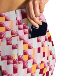 BROOKS Women's Moment 5" Running Short Tight (128 - Pace Check Print) -Brooks B10E071A D5D9 4F51 AC2F C2711AB67387