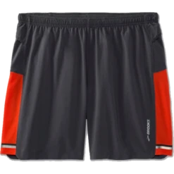 BROOKS Men’s Sherpa 7” 2-IN-1 Short (076 - Asphalt/lava)