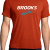 Men's Distance Short Sleeve 2.0 (609 - Heather Red Clay/Brooks Logo) -Brooks B656319D 3E33 43D9 BAE0 2B45B4FBDDA4