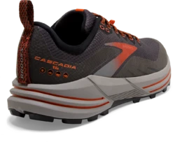 BROOKS Men's Cascadia 16 GTX (060 - Black/Ebony/Cinnabar) -Brooks B741E8C0 7B65 4CD1 A2BB 340963F0CF7F