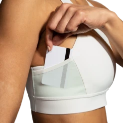 BROOKS Women's Drive 3 Pocket Run Bra (357 - Mint Mix) -Brooks C240BE33 001A 4FF4 A8BF C98B4C2C069A