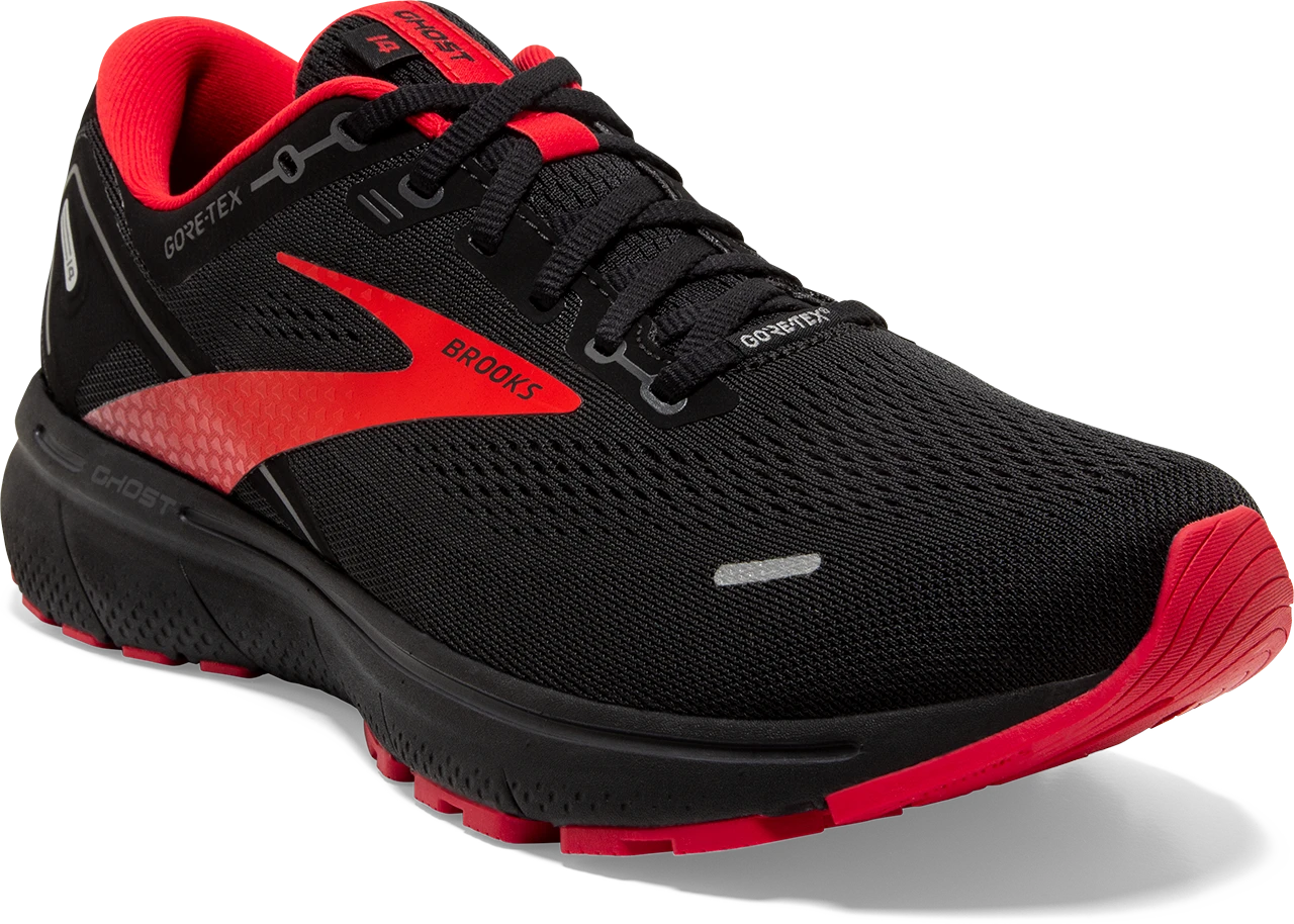 BROOKS Men's Ghost 14 GTX (004 - Black/Blackened Pearl/High Risk Red) 5 BROOKS Men's Ghost 14 GTX (004 - Black/Blackened Pearl/High Risk Red) - Image 3
