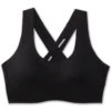 BROOKS Women's Dare Crossback Run Bra 2.0 (001 - Black) -Brooks D525CB56 08C6 4642 8849 FB5A1D531B34