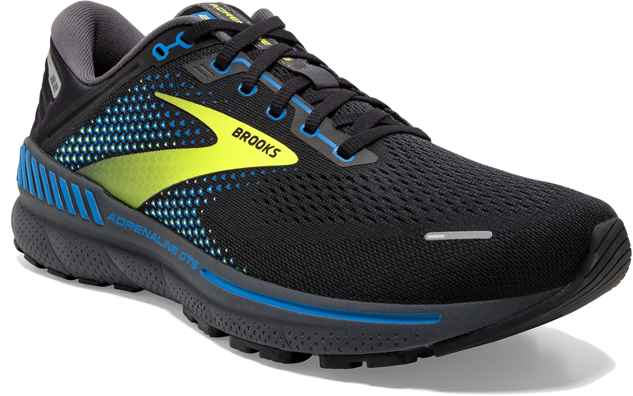 BROOKS Men’s Adrenaline GTS 22 (069 - Black/Blue/Nightlife) 5 BROOKS Men’s Adrenaline GTS 22 (069 - Black/Blue/Nightlife) - Image 3