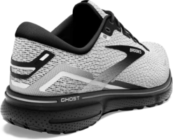 BROOKS Men's Ghost 15 (121 - White/Black) -Brooks DBF0775F 518E 4ED6 B6A7 EBA2F1F7F164