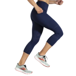 BROOKS Women's Method 3/4 Tight (451 - Navy) -Brooks E2CACE72 4A8F 45F7 A637 69F20A3D2465