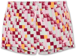 BROOKS Women's Moment 5" Shorts (128 - Pace Check Print)