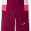 BROOKS Women's Method 8" Short Tight (633 - Razzmatazz/Quartz/Hyper Pink)
