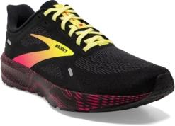 BROOKS Men’s Launch 9 (016 - Black/Pink/Yellow) -Brooks F94D82BD BC67 4B48 870C 6FF548C41BFB