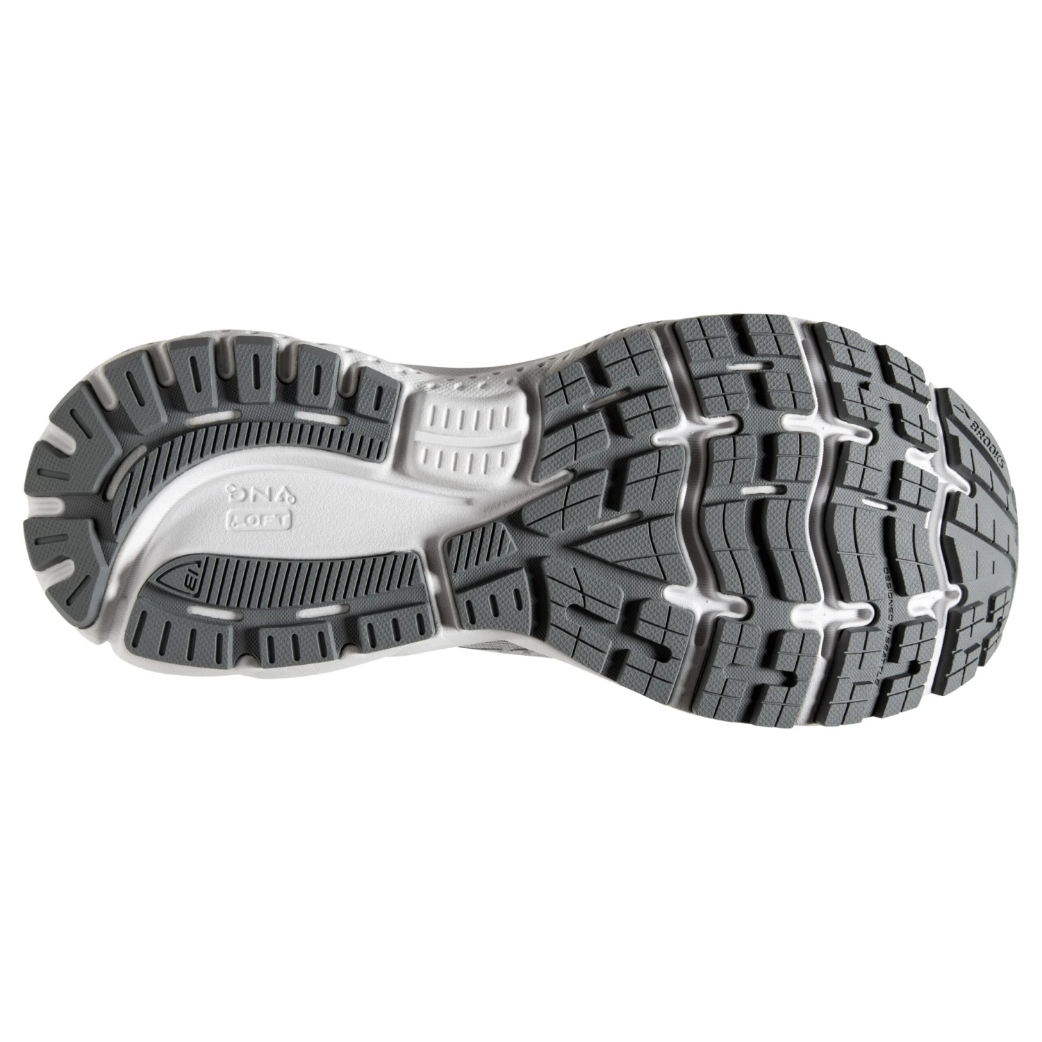 BROOKS Women's Ghost 13 (051 - Alloy/oyster/white) 6 BROOKS Women's Ghost 13 (051 - Alloy/oyster/white) - Image 4