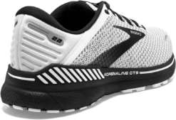 BROOKS Women's Adrenaline GTS 22 (135 - White/Grey/Black) -Brooks FCF1E689 AABF 4D30 8775 3175BCE41D40