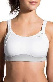 BROOKS Women’s Fiona Run Bra (125 - White/Sterling)